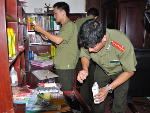 Mọi vật dụng trong phòng đều được kiểm tra kỹ lưỡng