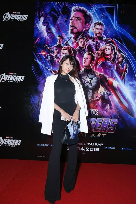 Quang Hải và 'một nửa showbiz' Việt gây 'bão' tại thảm đỏ Endgame ảnh 8