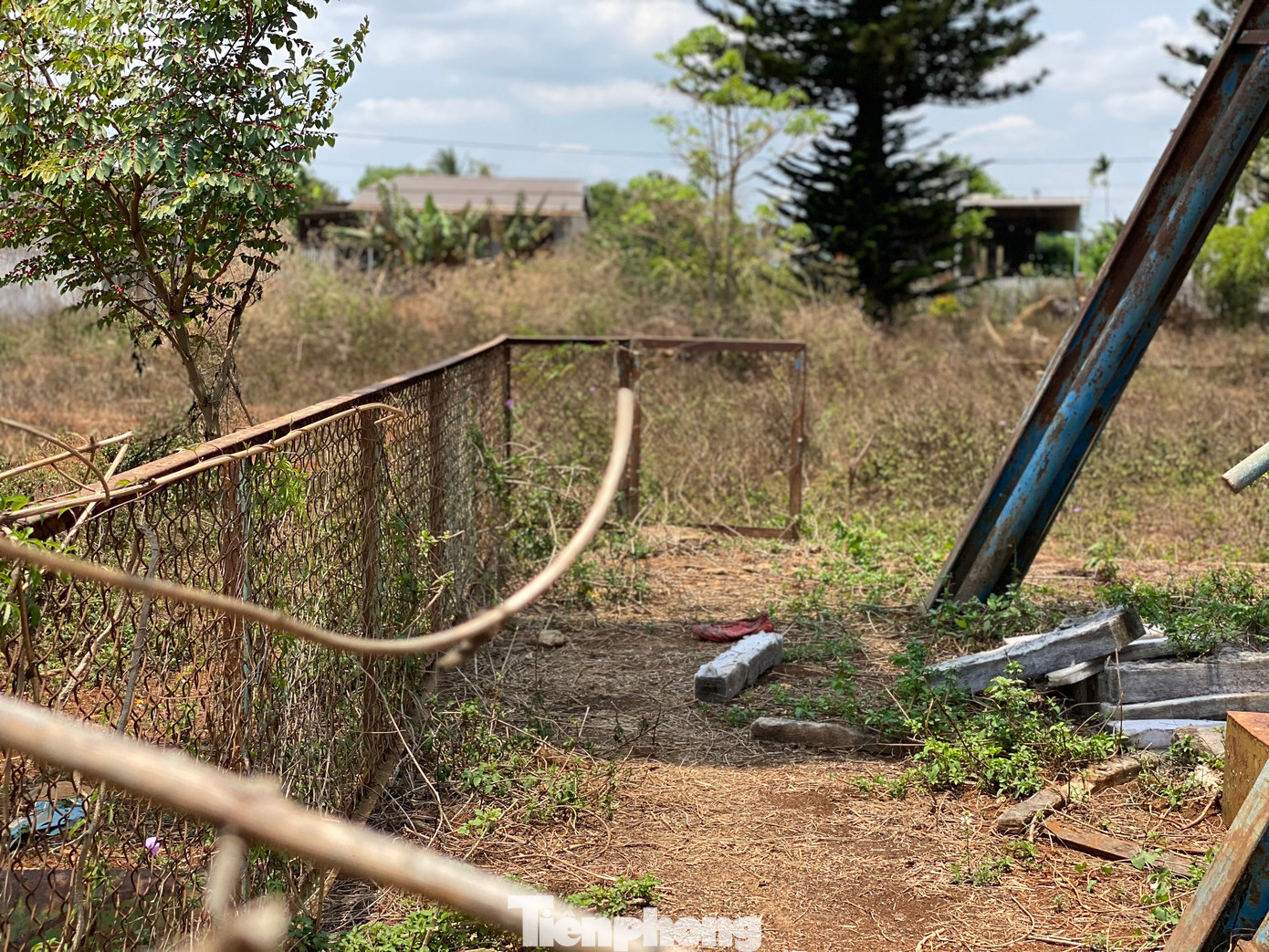 Theo người dân, hệ thống dây điện, hàng rào sắt bị kẻ gian lợi dụng không có người trông coi vào trộm cắp.