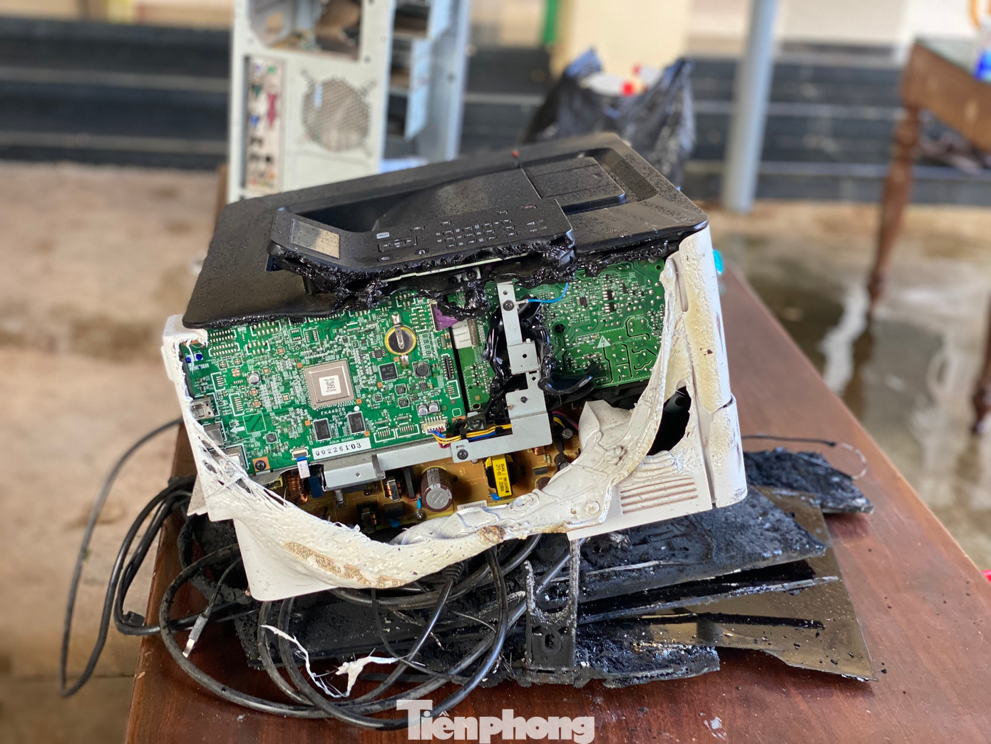 Một số thiết bị bị hư hỏng hoàn toàn