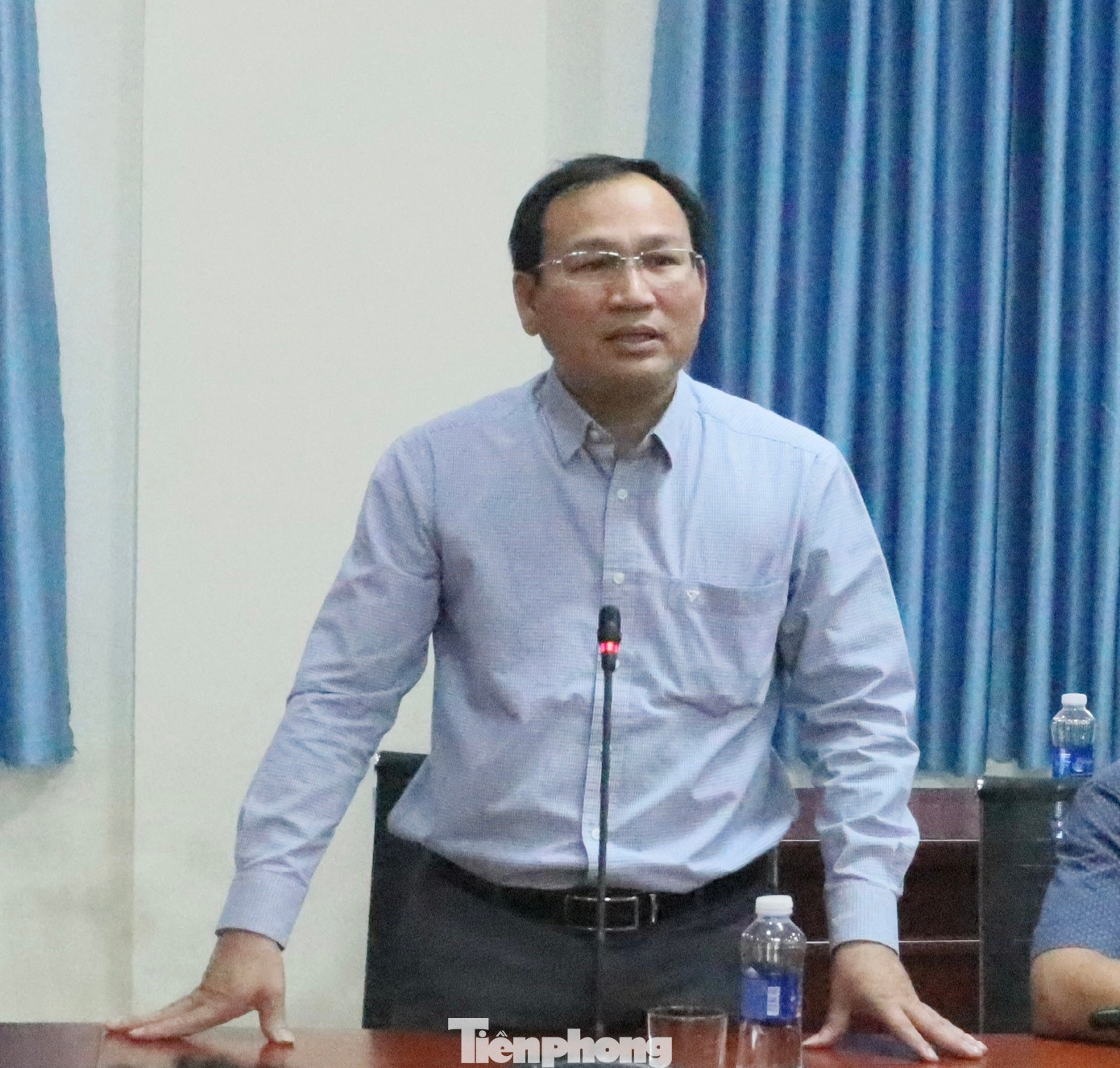 Ông Hà Sỹ Sơn, Phó Giám đốc Sở Giao thông vận tải tỉnh Đắk Nông phát biểu