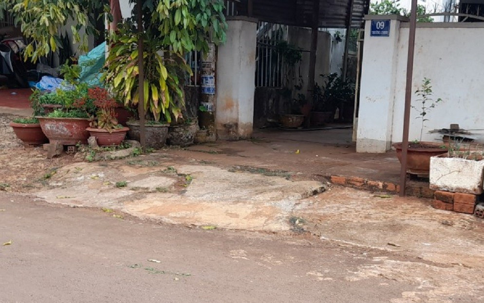 Khu vực phát hiện bé trai sơ sinh bị bỏ rơi