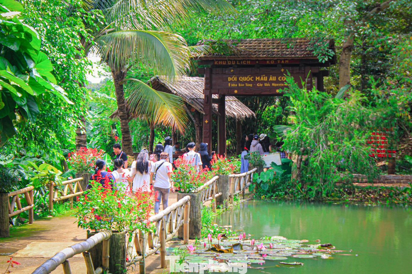 Khu Du lịch KoTam tổ chức nhiều chương trình văn nghệ đón người dân, khách du lịch tới tham quan.