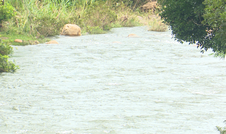 Vị trí hai dì cháu đi bẻ măng bị dòng nước cuốn trôi