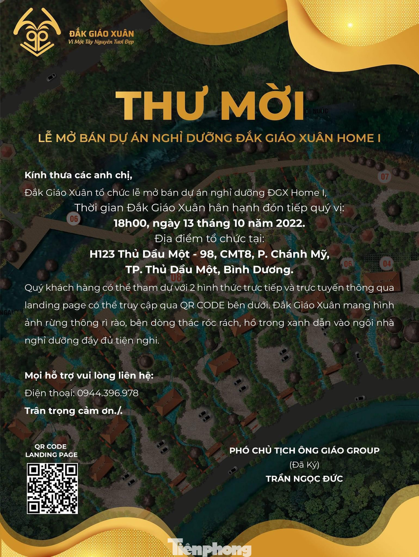 Đắk Giáo Xuân mở bán dự án khu nghỉ dưỡng Đắk Xuân Home