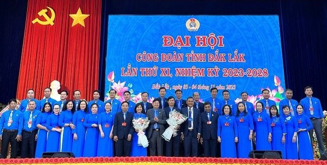 Ban Chấp hành Liên đoàn Lao động tỉnh Đắk Lắk khóa XI, nhiệm kỳ 2023-2028. Ban Chấp hành Liên đoàn Lao động tỉnh Đắk Lắk khóa XI, nhiệm kỳ 2023-2028.