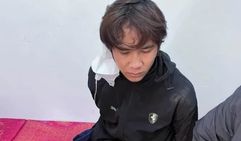 Nguyễn Văn Tuyến tại cơ quan công an