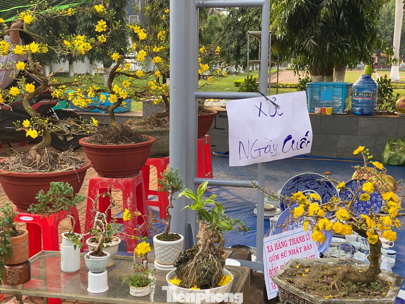 Nhiều tiểu thương treo biển "xả ngày cuối".