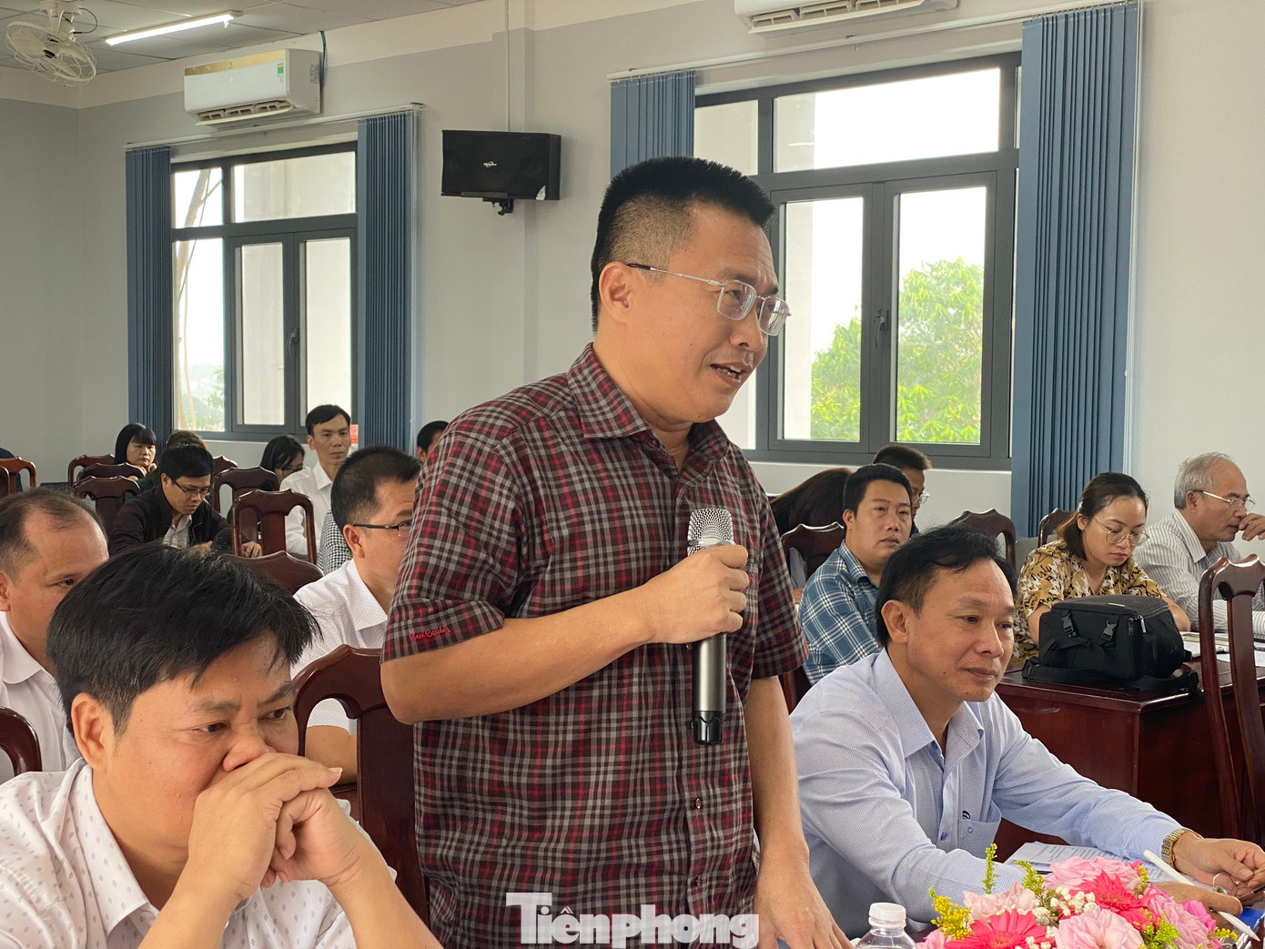 Ông Lê Quang Dần phát biểu tại hội nghị