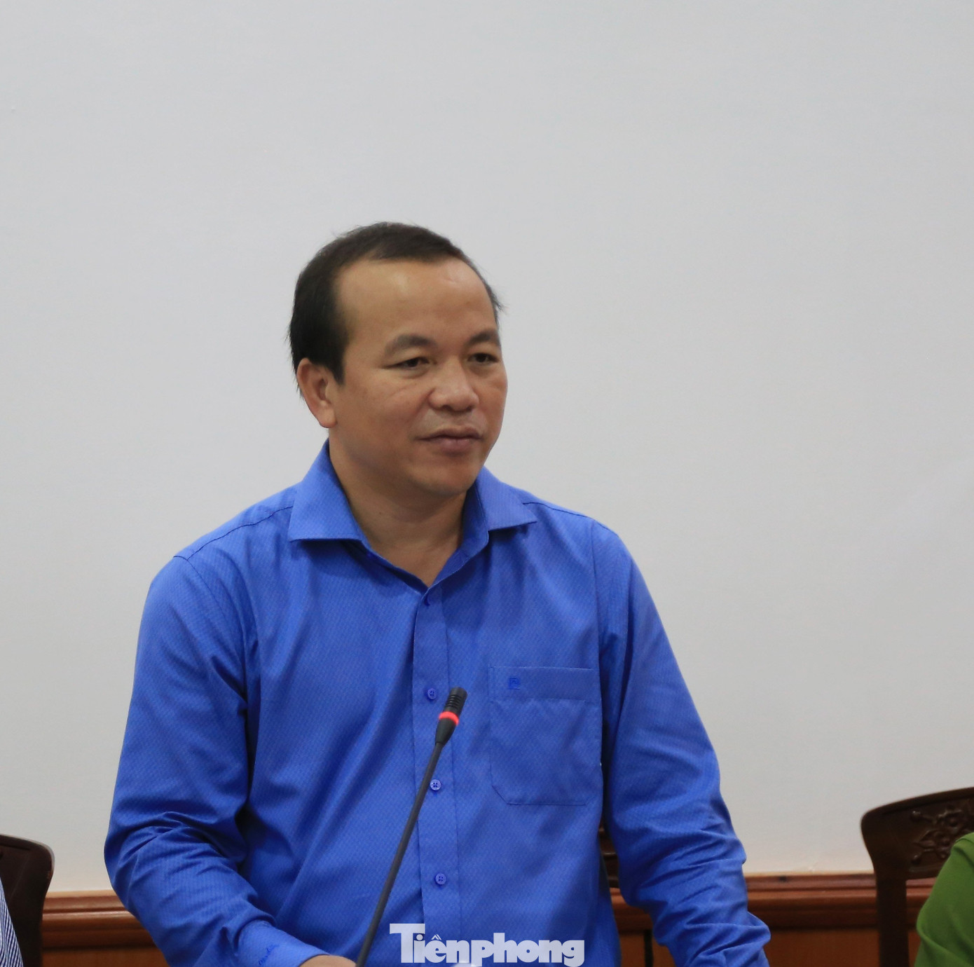 Ông Đỗ Tấn Sương, Chủ tịch UBND thành phố Gia Nghĩa phát biểu tại hội nghị