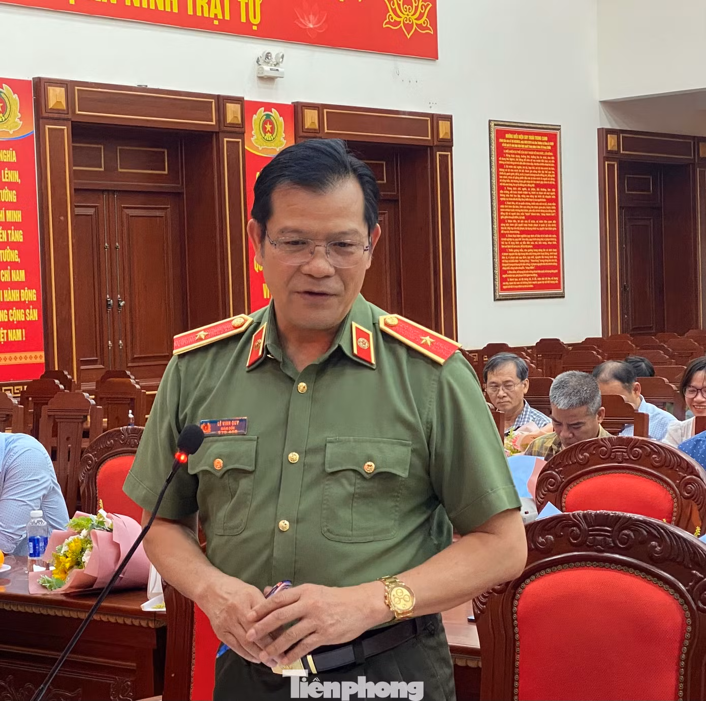 Thiếu tướng Lê Vinh Quy, Giám đốc Công an tỉnh Đắk Lắk thông tin về vụ việc Thiếu tướng Lê Vinh Quy, Giám đốc Công an tỉnh Đắk Lắk thông tin về vụ việc