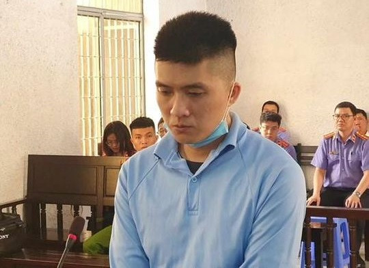 Bị cáo Nguyễn Hữu Tuyến tại phiên tòa