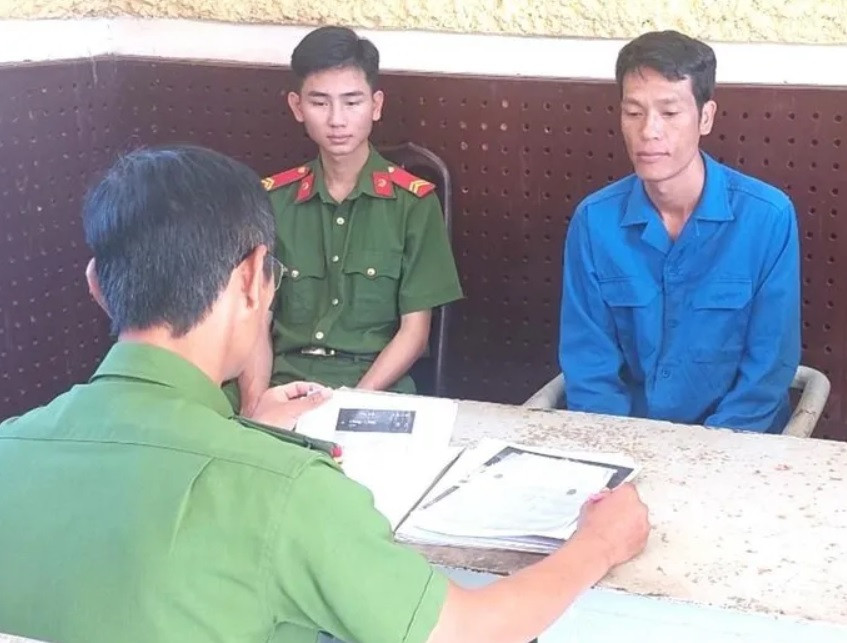 Đối tượng Vũ Văn Hạnh tại Cơ quan Công an