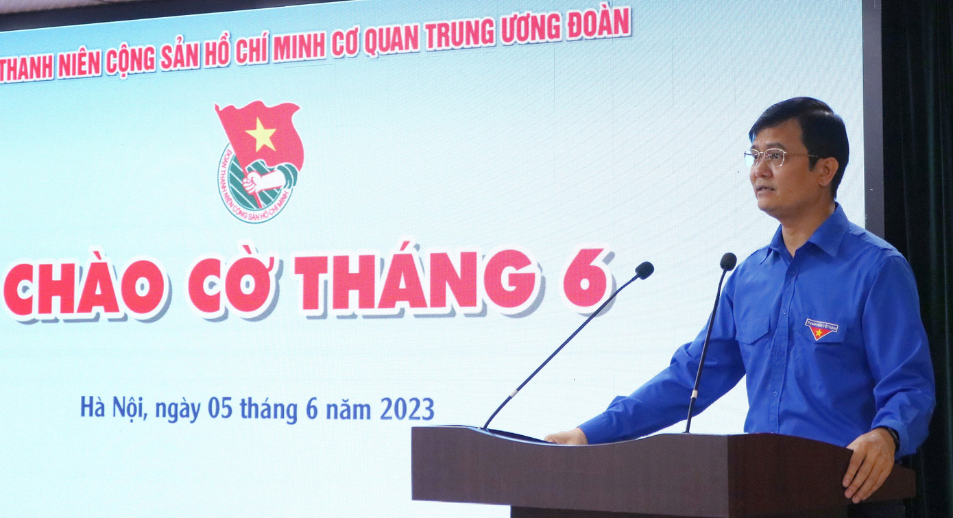 Anh Bùi Quang Huy phát biểu tại chương trình. Ảnh: Vương Bảo Anh Anh Bùi Quang Huy phát biểu tại chương trình. Ảnh: Vương Bảo Anh