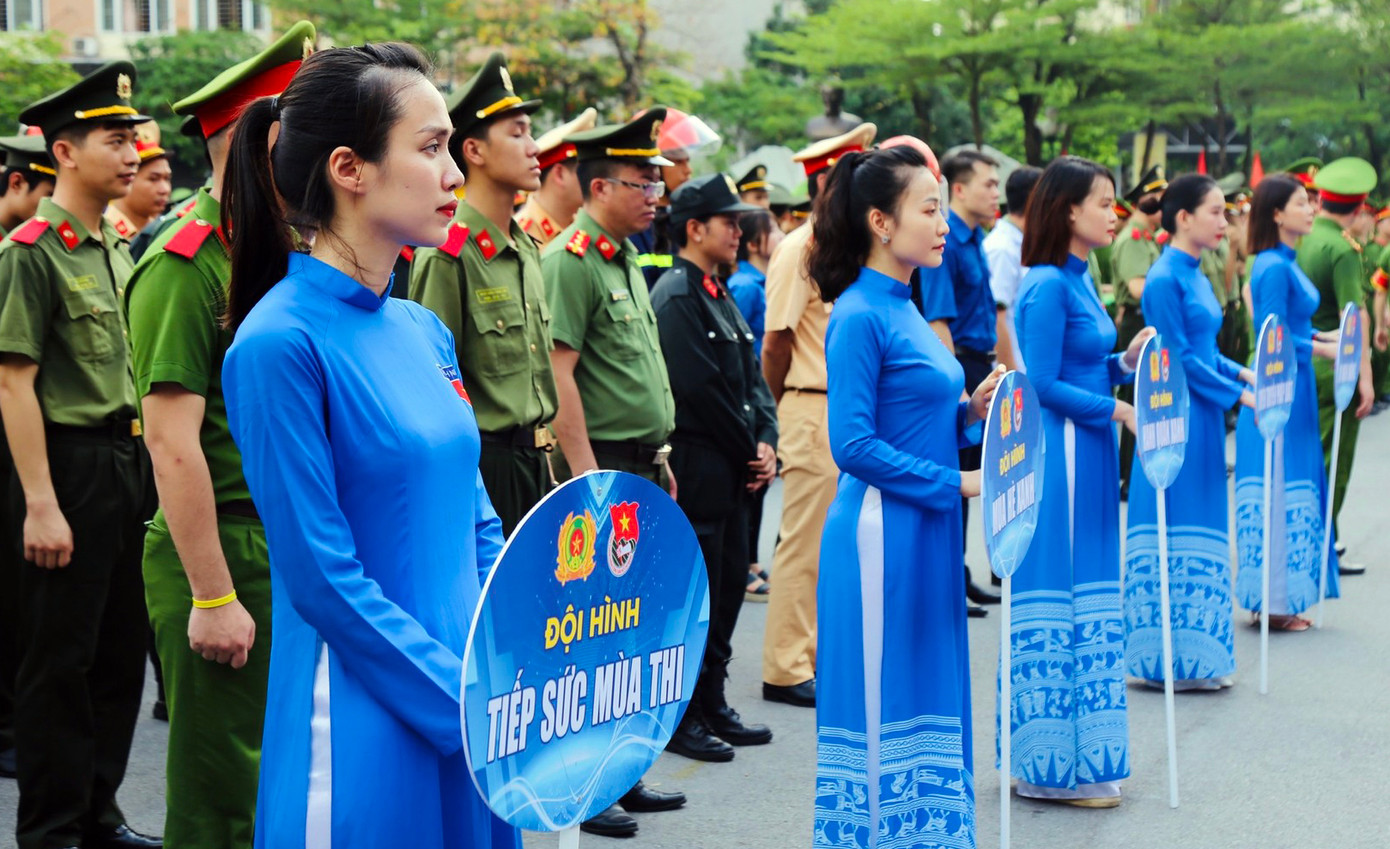 Tuổi trẻ CAND ra quân chiến dịch tình nguyện Hè năm 2023. Ảnh: BTC Tuổi trẻ CAND ra quân chiến dịch tình nguyện Hè năm 2023. Ảnh: BTC