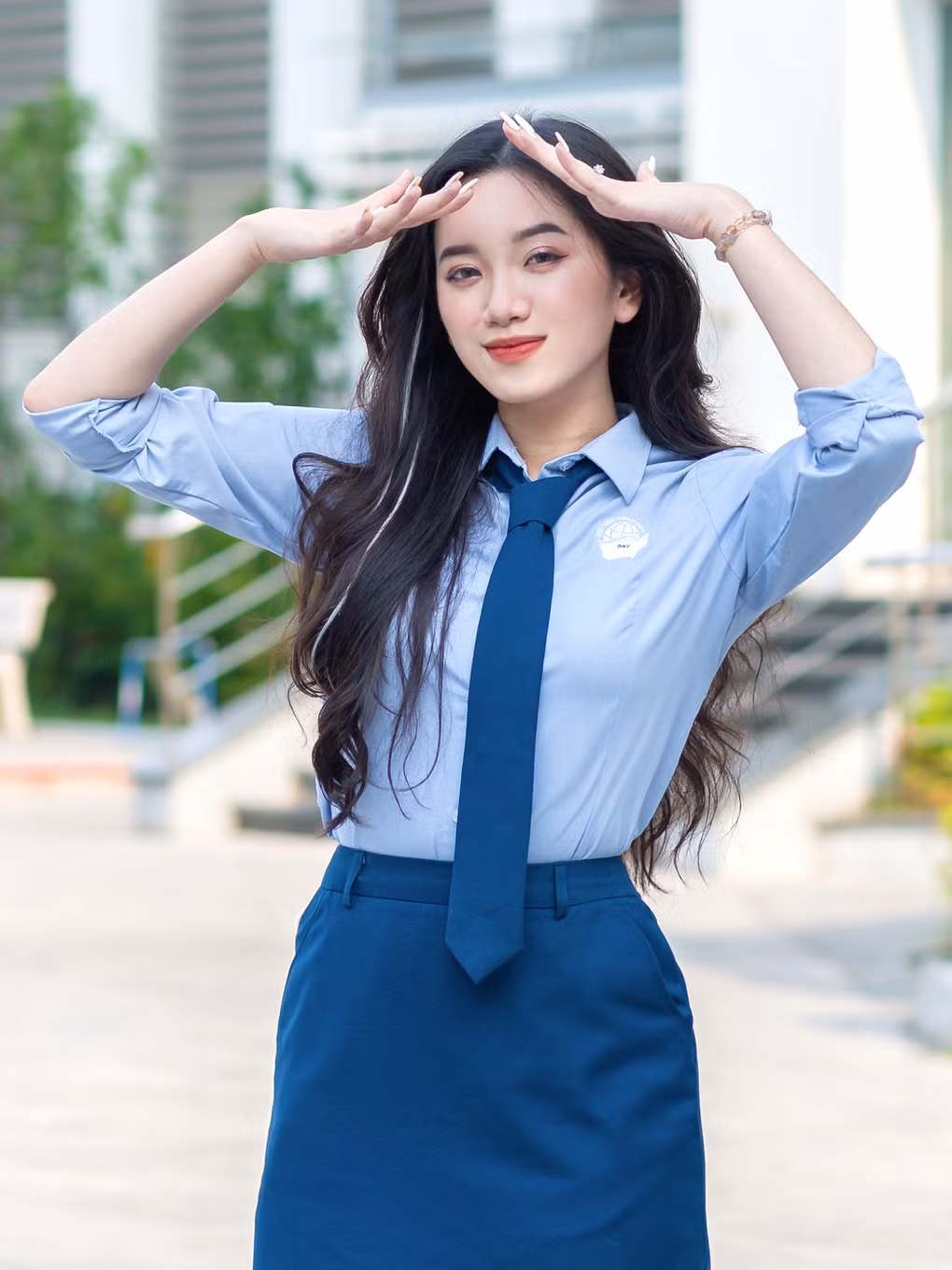Thí sinh Nguyễn Hoàng Yến (SBD 13) chuyên ngành Truyền thông quốc tế.