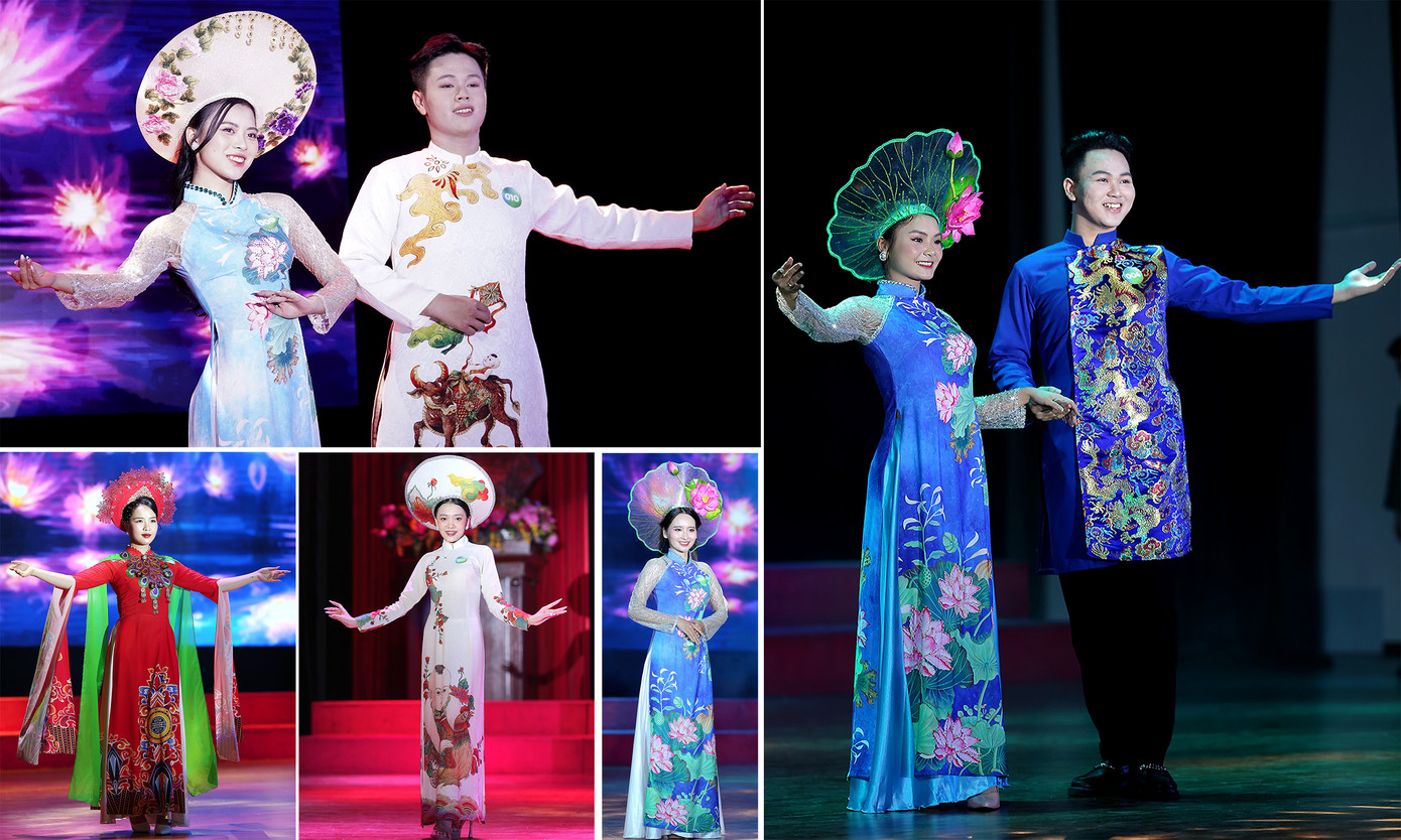 Facelook năm 2023 với chủ đề là “Reborn” (Tái sinh) thu hút sự tham gia của hơn 100 thí sinh đến từ hơn 60 chi đoàn trực thuộc Học viện. Các thí sinh không chỉ thể hiện vẻ đẹp hài hòa về trí tuệ, tài năng, nhân cách và hình thể mà còn khẳng định vai trò, trách nhiệm của thế hệ trẻ chung tay bảo vệ môi trường trước những tác động của tình trạng biến đổi khí hậu và sự nóng lên toàn cầu, lan tỏa thông điệp về sự phát triển bền vững, hài hòa với bảo tồn các giá trị thiên nhiên. Ảnh: BTC