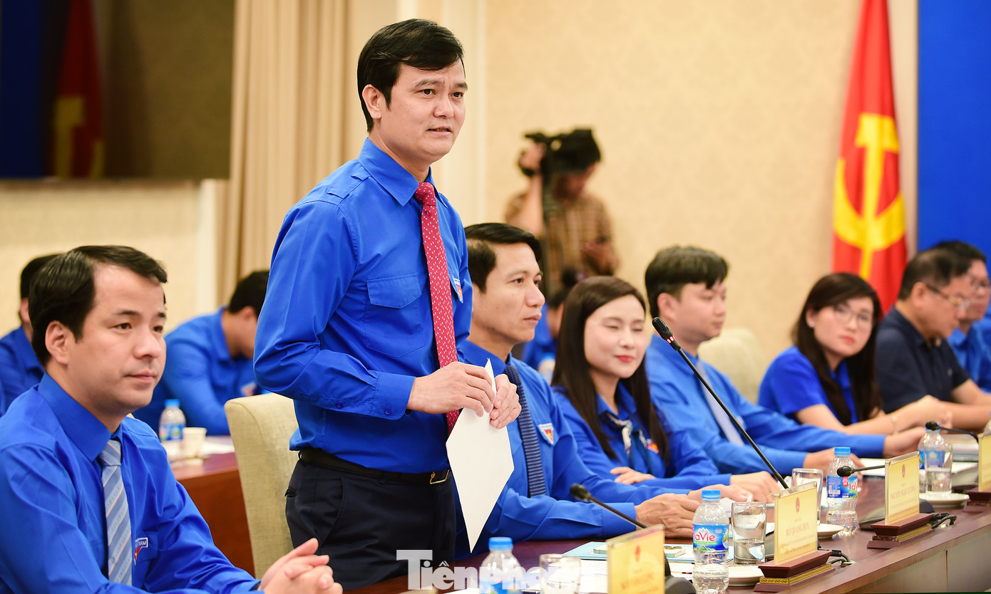 Anh Bùi Quang Huy phát biểu tại chương trình. Ảnh: Xuân Tùng Anh Bùi Quang Huy phát biểu tại chương trình. Ảnh: Xuân Tùng