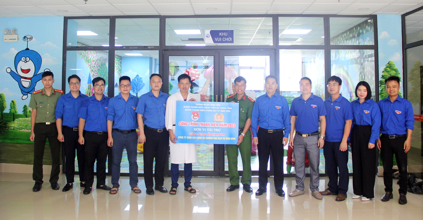 Tặng công trình khu vui chơi thiếu nhi. Ảnh: BTC Tặng công trình khu vui chơi thiếu nhi. Ảnh: BTC