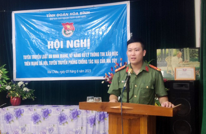 Nhiều chuyên đề nội dung tuyên truyền đến đoàn viên thanh niên, người dân. Ảnh: BTC