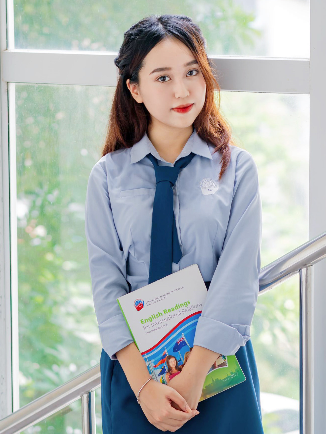 Thí sinh Trịnh Linh Nhi (SBD 04) chuyên ngành Luật quốc tế.