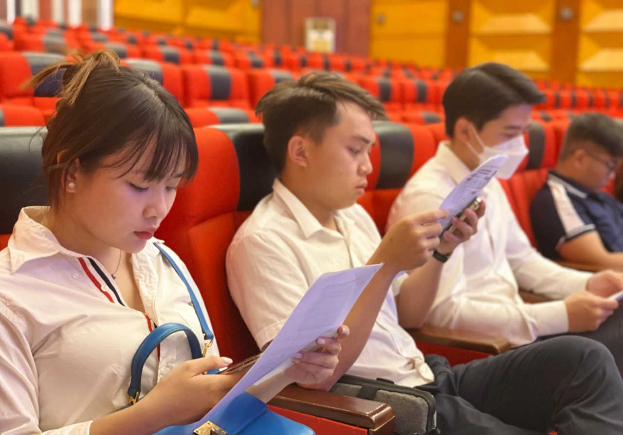 Hội đồng thi tuyển đã triệu tập 145 thí sinh đủ tiêu chuẩn, điều kiện dự thi công chức. Ảnh: Bảo Anh