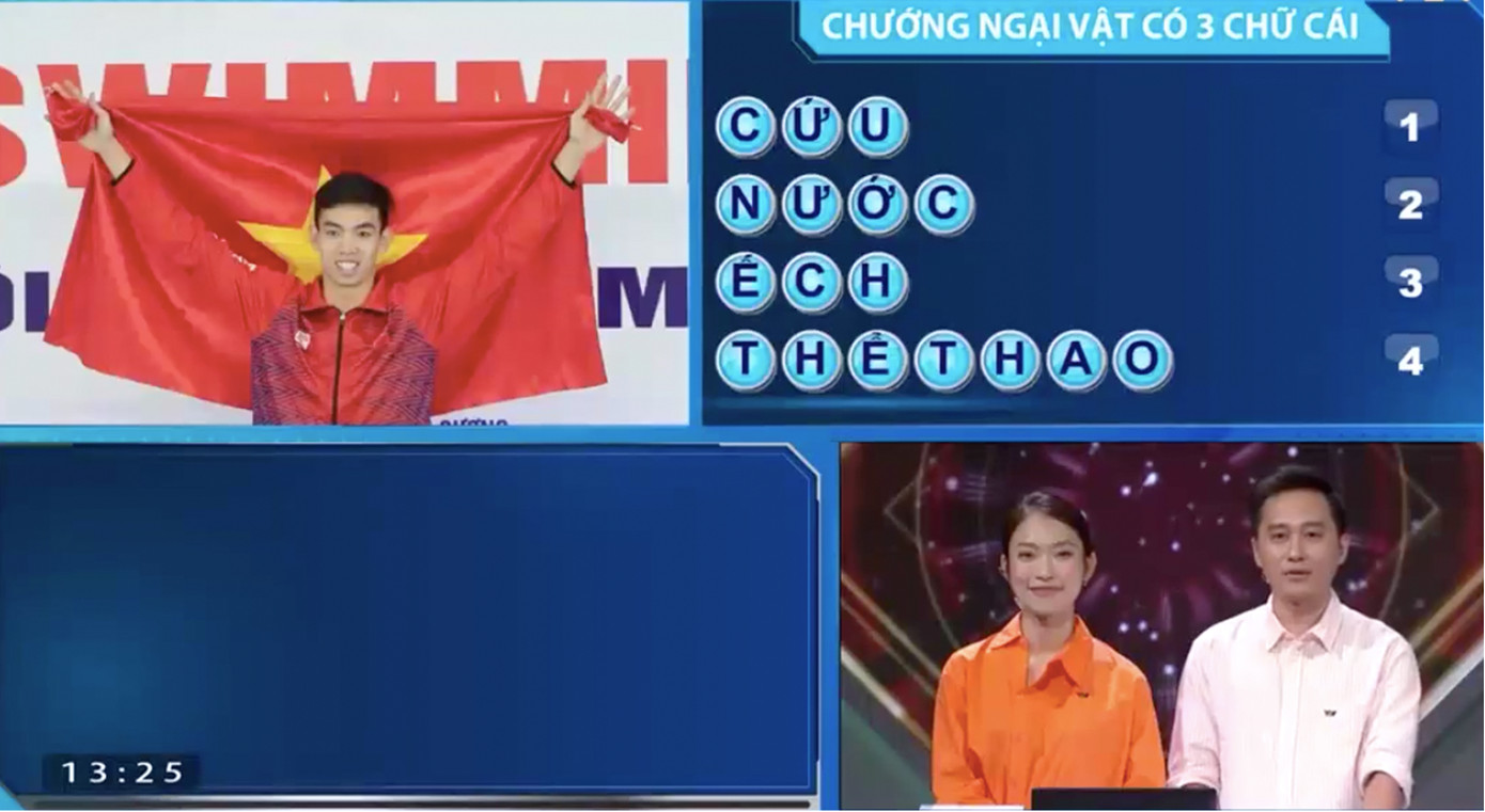 Bảo Minh suy luận từ dữ liệu &quot;ếch&quot; và góc hình ảnh gợi ý để tìm ra ẩn số vượt chướng ngại vật.