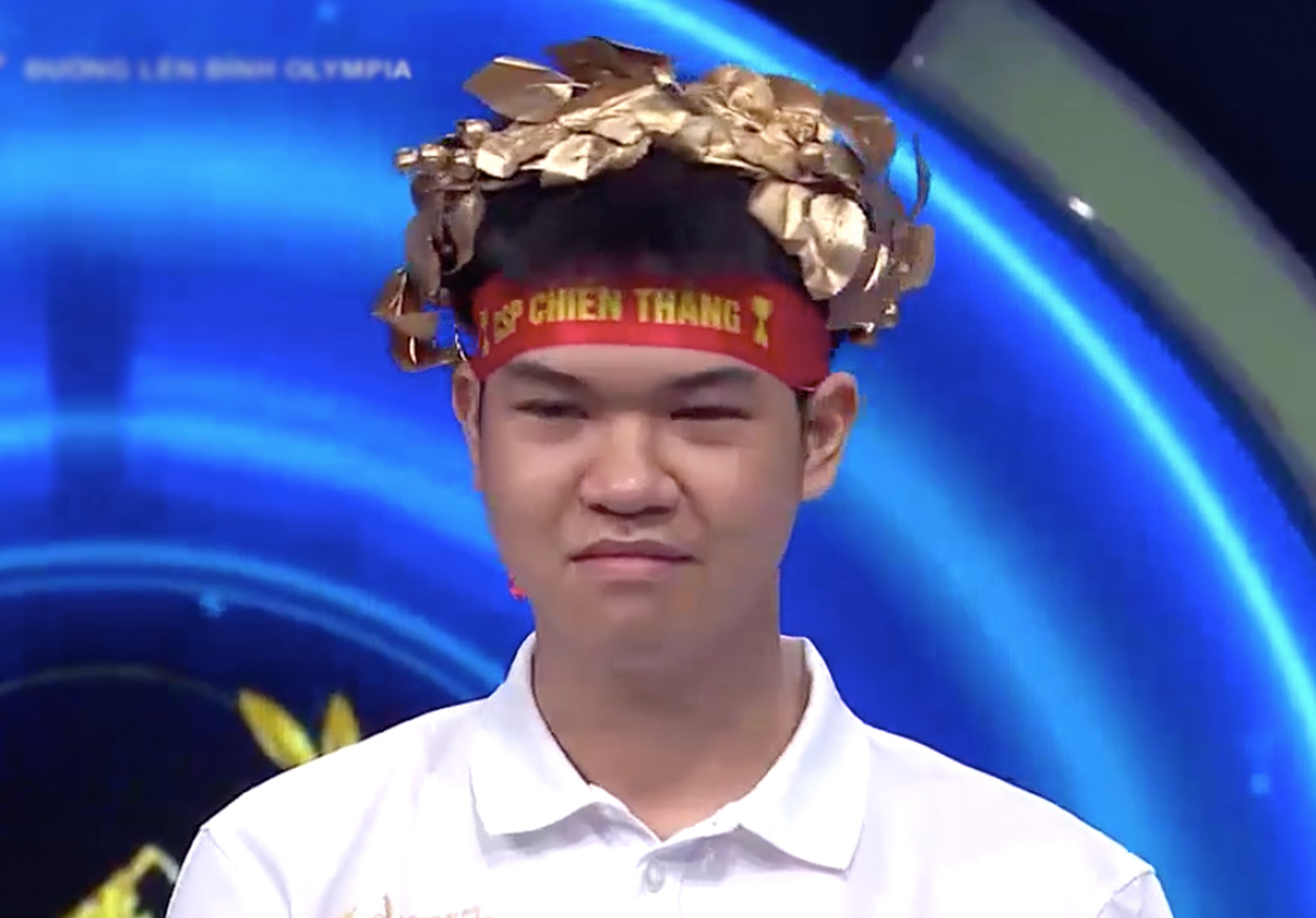 Nam sinh trường chuyên Sư phạm Hà Nội Bảo Minh đã có màn về đích ấn tượng.