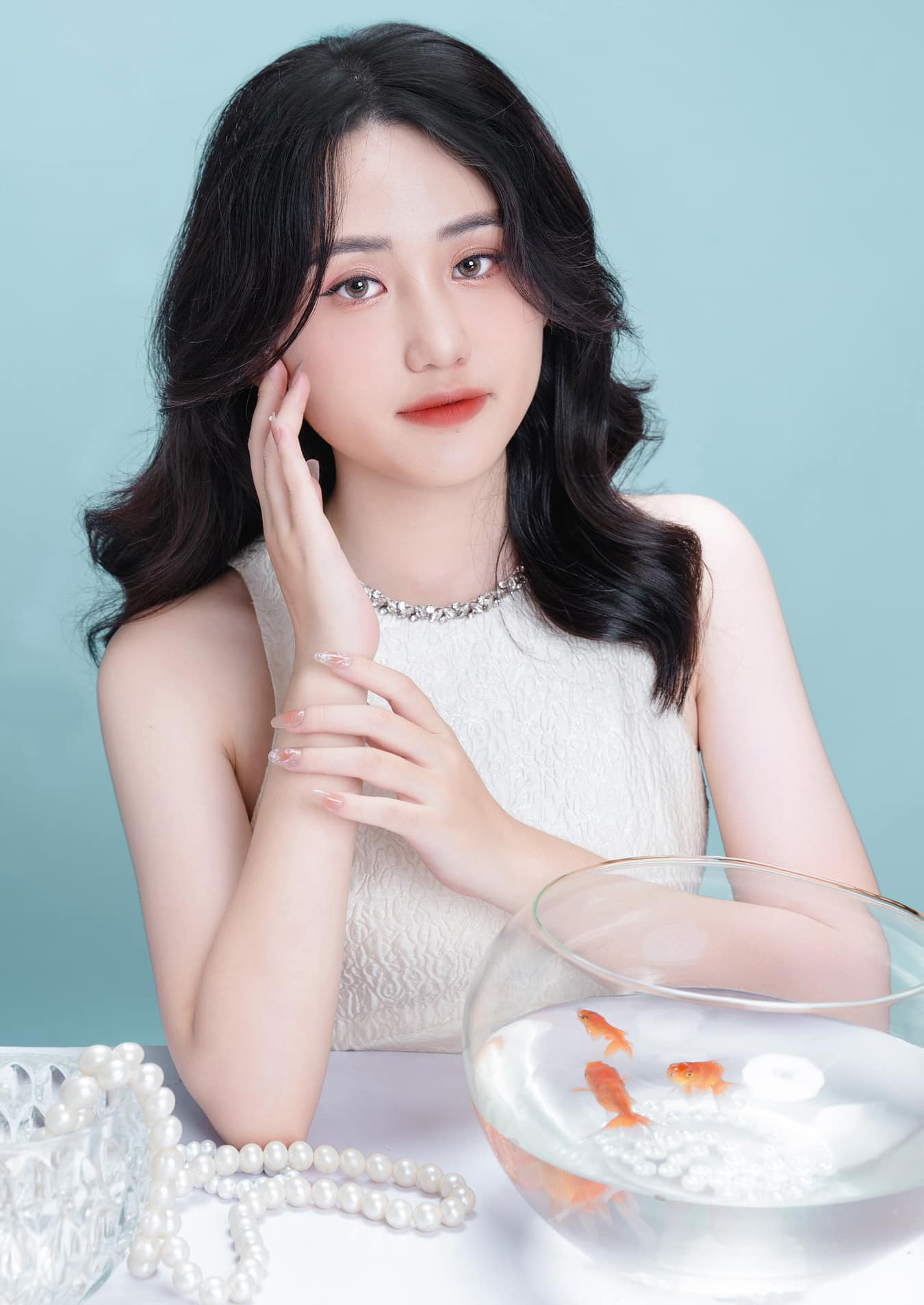 Thí sinh Trần Hoàng Oanh (SBD 15) chuyên ngành Truyền thông quốc tế.