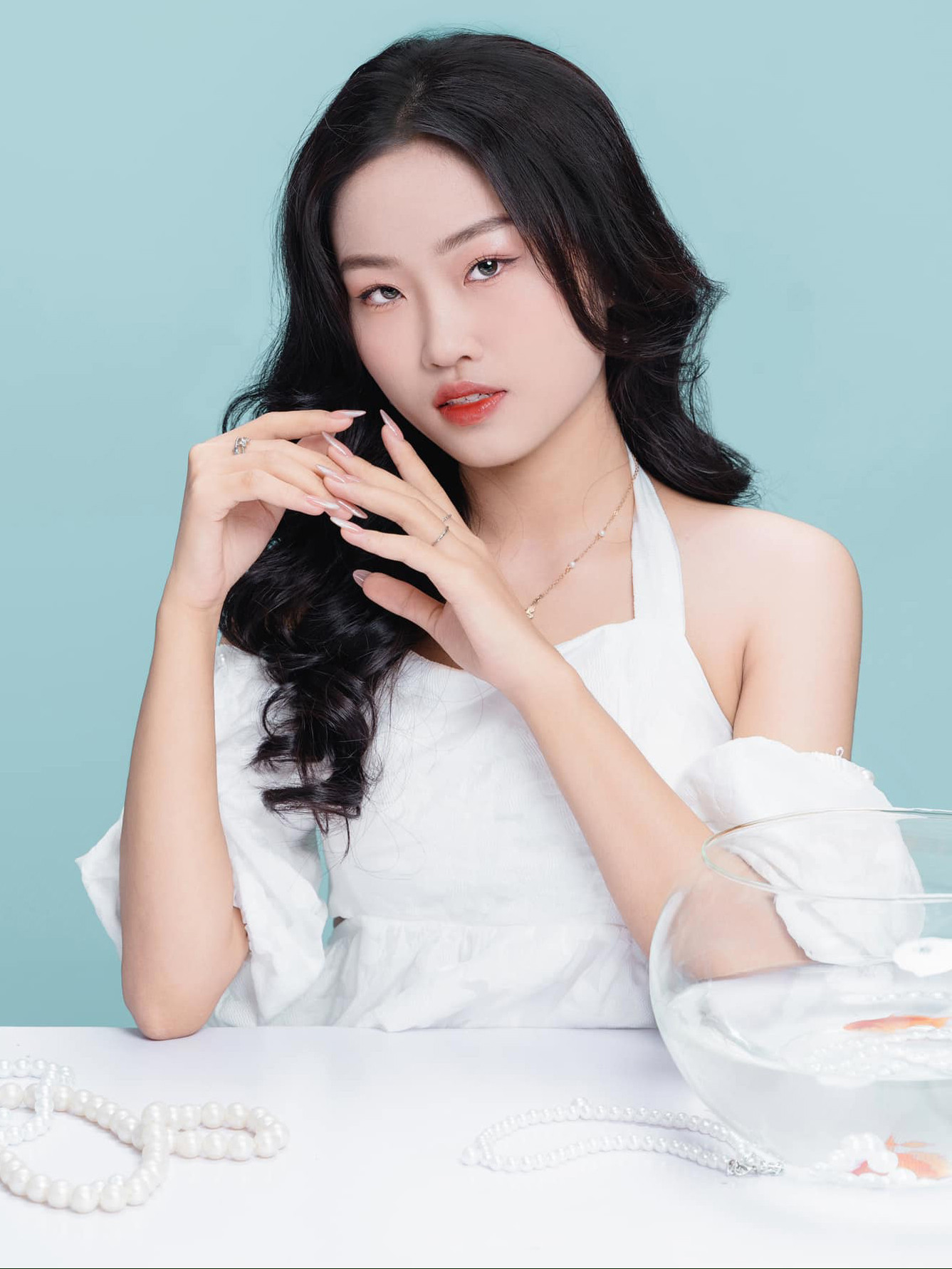 Thí sinh Lê Thảo Hiền (SBD 10) chuyên ngành Quan hệ quốc tế.