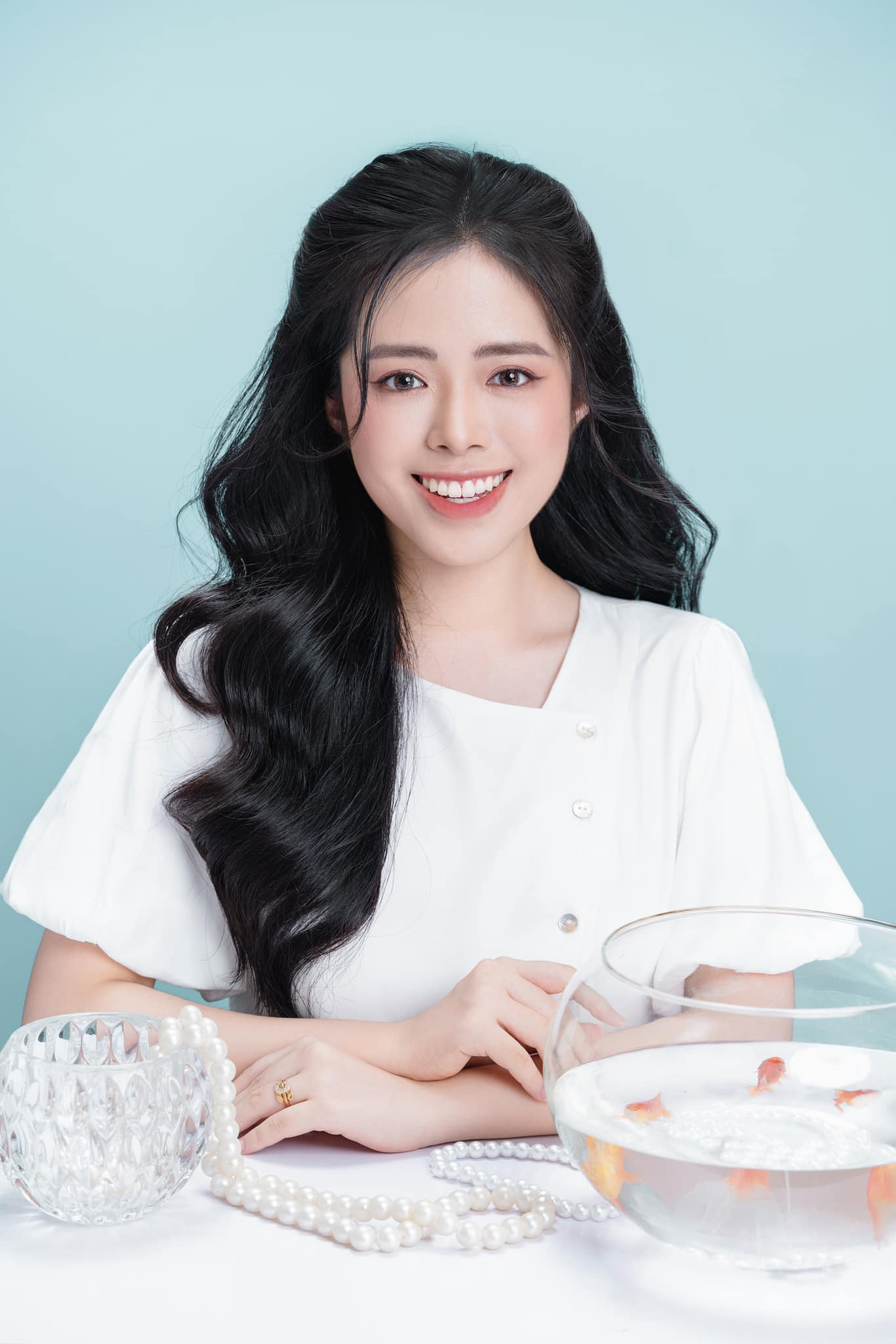 Thí sinh Nguyễn Diễm Quỳnh (SBD 12) chuyên ngành Quan hệ quốc tế.