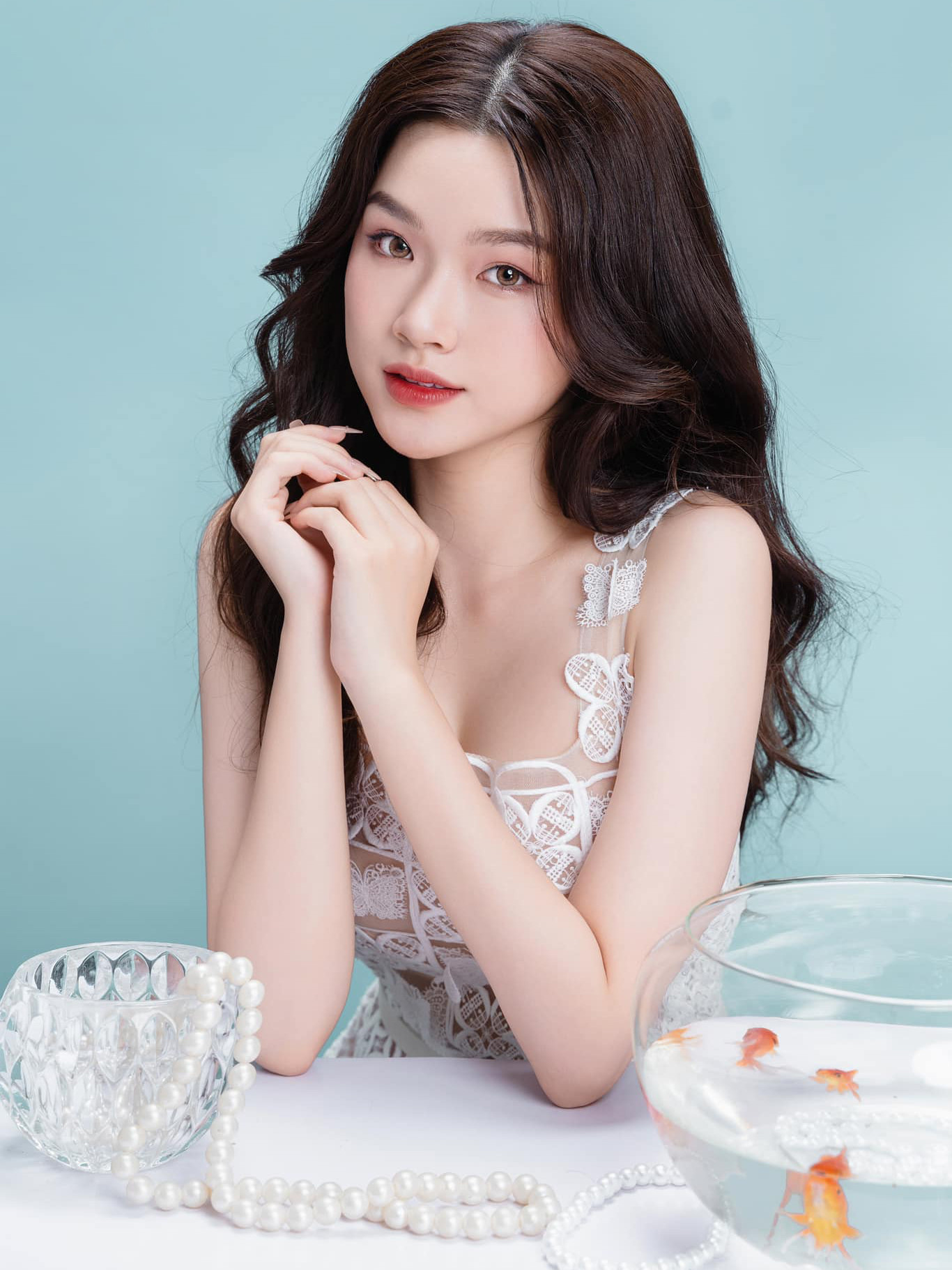 Thí sinh Đoàn Thị Xuân Linh (SBD 11) chuyên ngành Quan hệ quốc tế.