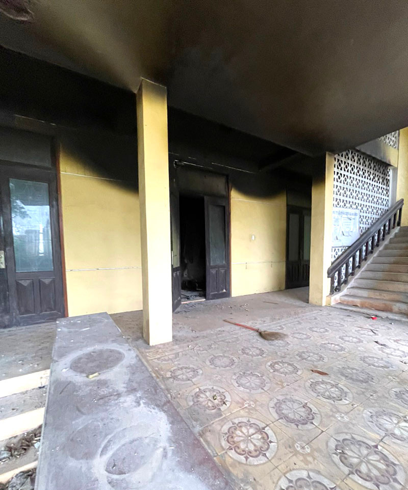 Hiện trường vụ chết cháy