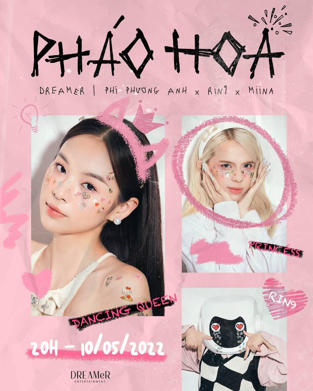 Poster MV Pháo Hoa của DREAMeR Poster MV Pháo Hoa của DREAMeR