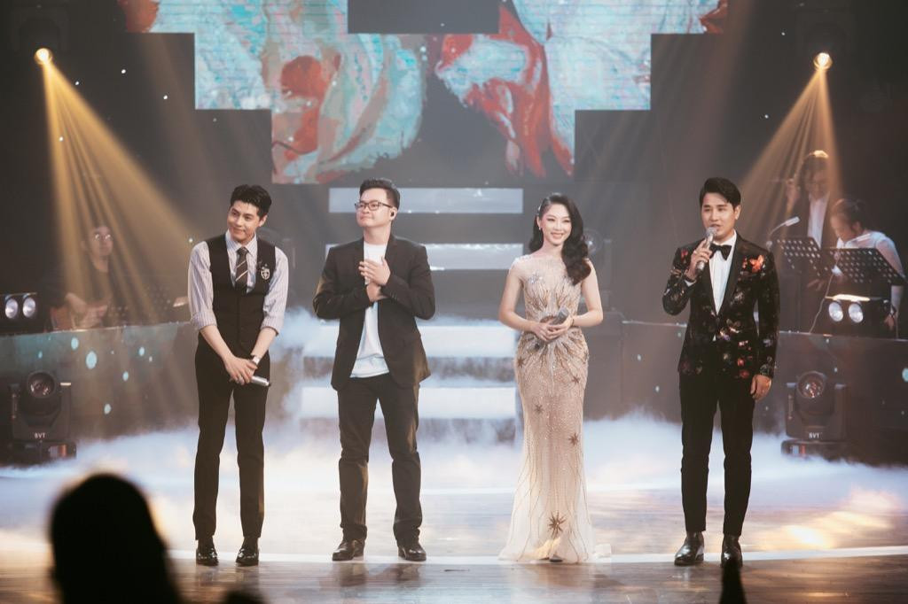 Noo Phước Thịnh và nhạc sĩ Nguyễn Minh Cường trong đêm nhạc