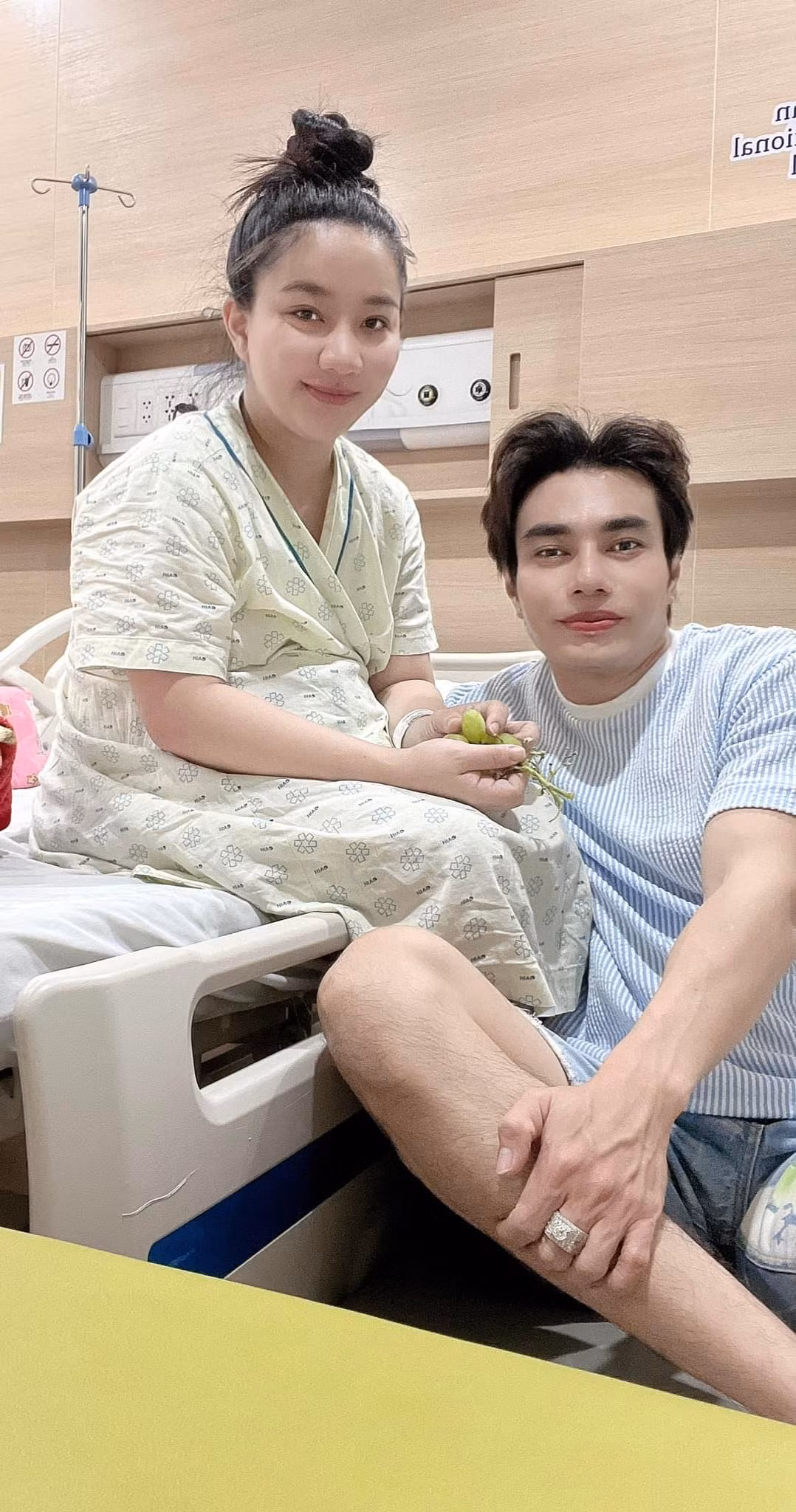 Dương Lâm và bà xã Quỳnh Quỳnh vừa chào đón "siêu nhí" thứ 3 đến với gia đình