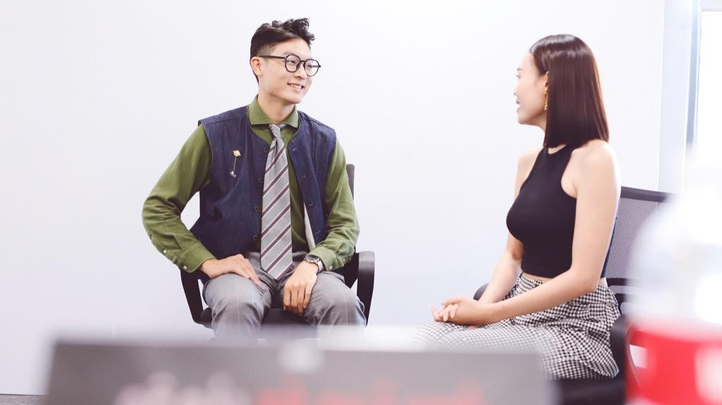 Lan Ngọc và Lưu Cao Phát - thành viên của team Hương Giang trong "Quý ông hoàn mỹ" Lan Ngọc và Lưu Cao Phát - thành viên của team Hương Giang trong "Quý ông hoàn mỹ"