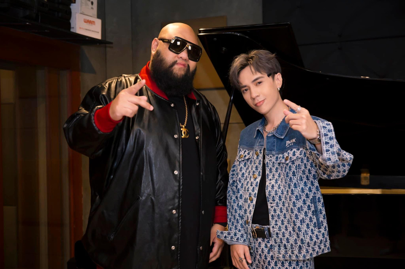 Quang Hùng MasterD và rapper F.Hero Quang Hùng MasterD và rapper F.Hero