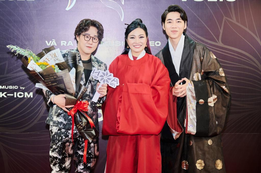 Trung Quân, Phương Thanh và K-ICM tại buổi ra mắt MV