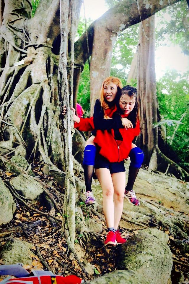 Khoảnh khắc dễ thương của Băng Di - Trang Pháp trong Cuộc Đua Kỳ Thú 2015