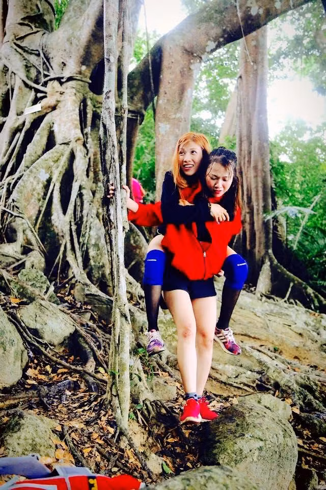 Khoảnh khắc dễ thương của Băng Di - Trang Pháp trong Cuộc Đua Kỳ Thú 2015