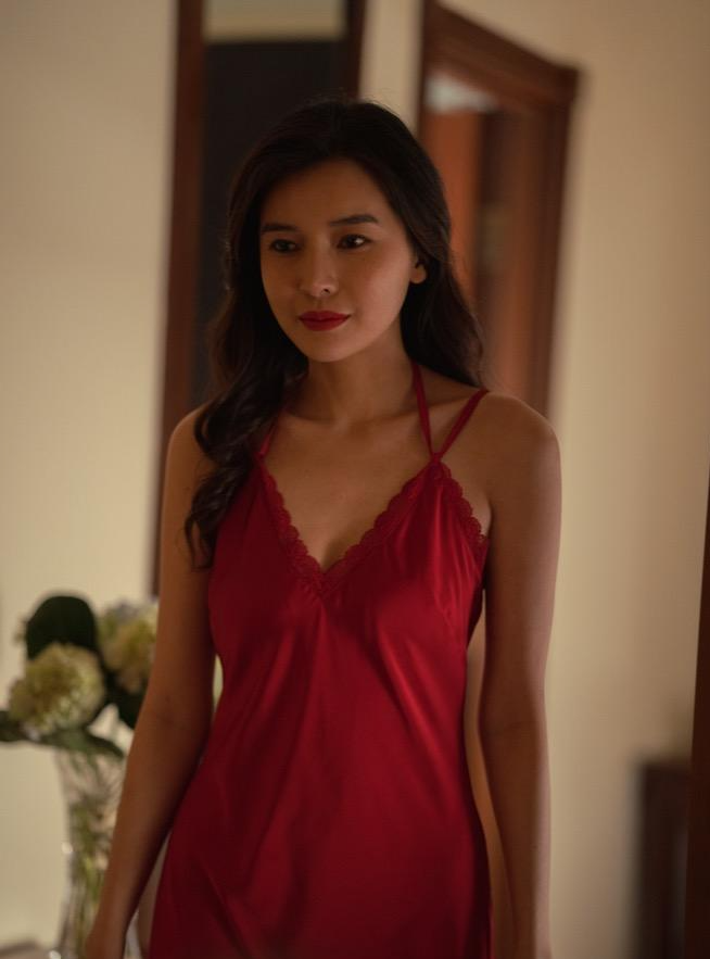 Tạo hình của Cao Thái Hà trong phim mới. Tạo hình của Cao Thái Hà trong phim mới.