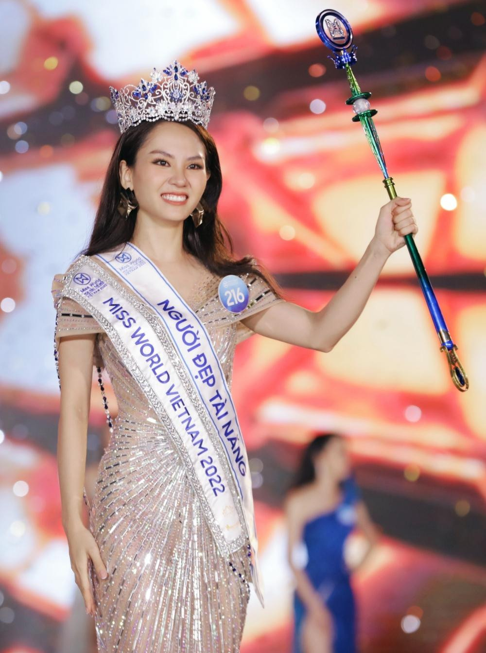 Hoa hậu Mai Phương trong đêm Chung kết. - Ảnh: Sen Vàng.