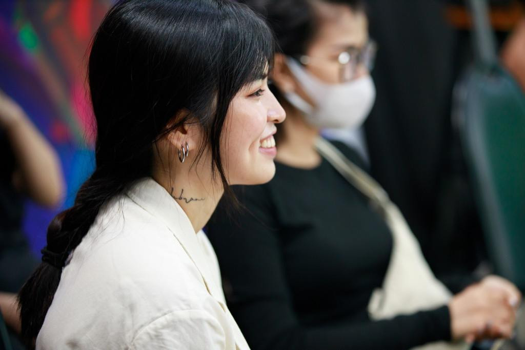 Đỗ Khánh Vân tại trường quay