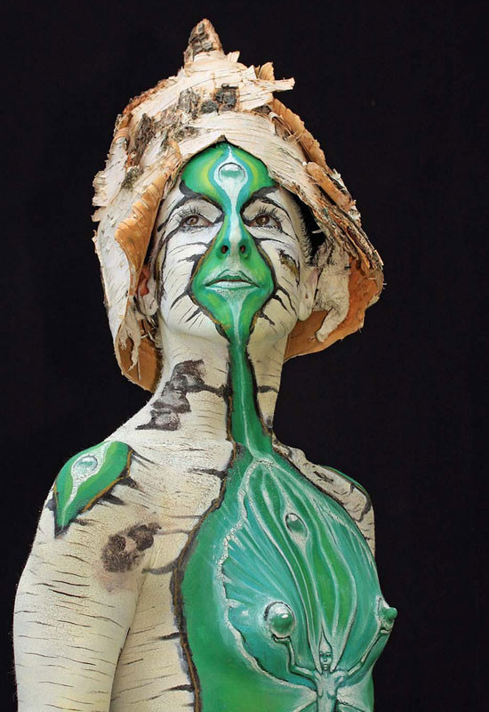 'Nín thở' ngắm mẫu nữ khỏa thân với body painting ảnh 6