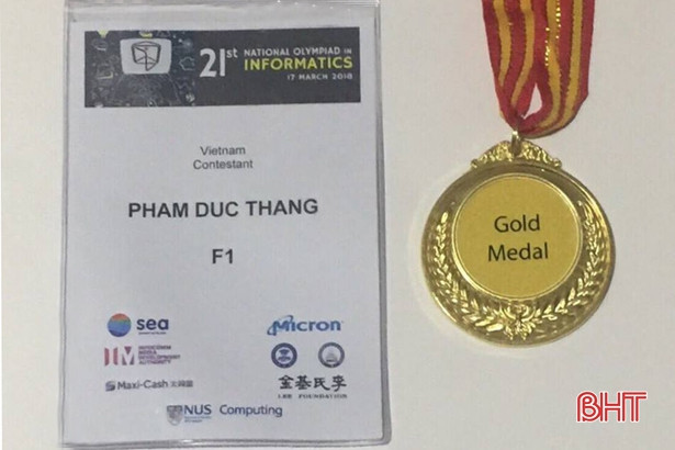 Tự hào chàng trai Hà Tĩnh vừa giành HCV Tin học châu Á ảnh 1