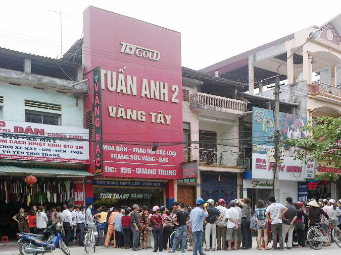 Vụ cướp tại tiệm vàng Tuấn Anh 2 gây sự chú ý của đông đảo dư luận
