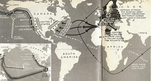 Kịch bản tấn công Mỹ mà Đức và Nhật có thể thực hiện - Ảnh: Daily Mail