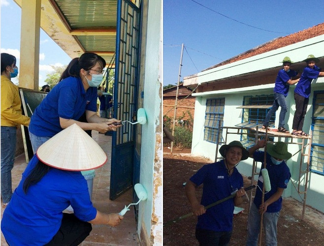 Áo xanh tình nguyện ‘tiếp sức’ vùng biên Bình Phước ảnh 1