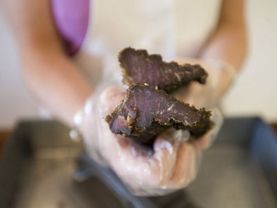 Một dạng thịt khô của châu Phi. Một dạng thịt khô của châu Phi